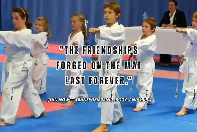 Penshurst ITF Taekwon-Do Childrens Classes friendships formed on the mat last forever image
